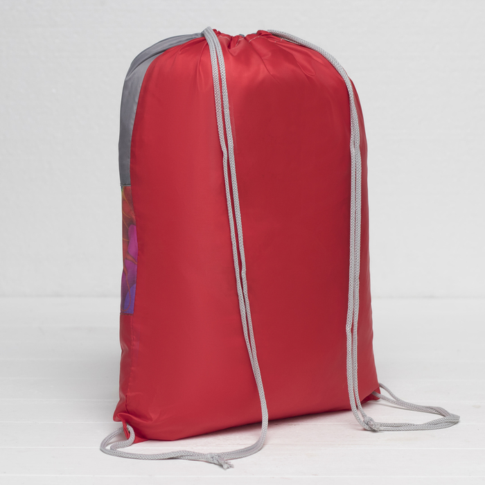 Мешок для обуви на шнурке "Цветные разводы", 1 отдел, цвет МИКС