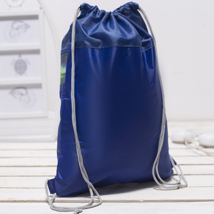 Мешок для обуви на шнурке "Вспышка", 1 отдел, цвет МИКС