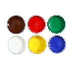 Краски пальчиковые, набор 6 цветов х 35 мл, ArtBerry, с Алоэ Вера от Сима-ленд
