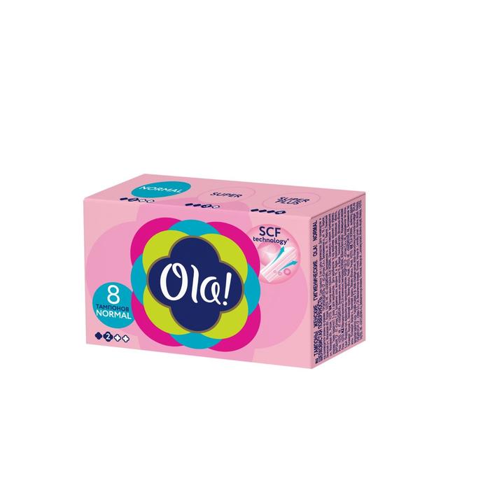 Тампоны Ola Tampons Normal шелковистая поверхность 8 шт 99₽