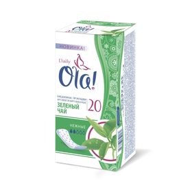 

Прокладки ежедневные Ola! Daily Deo «Зелёный чай», 20 шт.