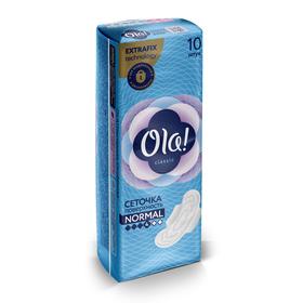 

Прокладки Ola! Top Dry Normal, поверхность сеточка, 10 шт