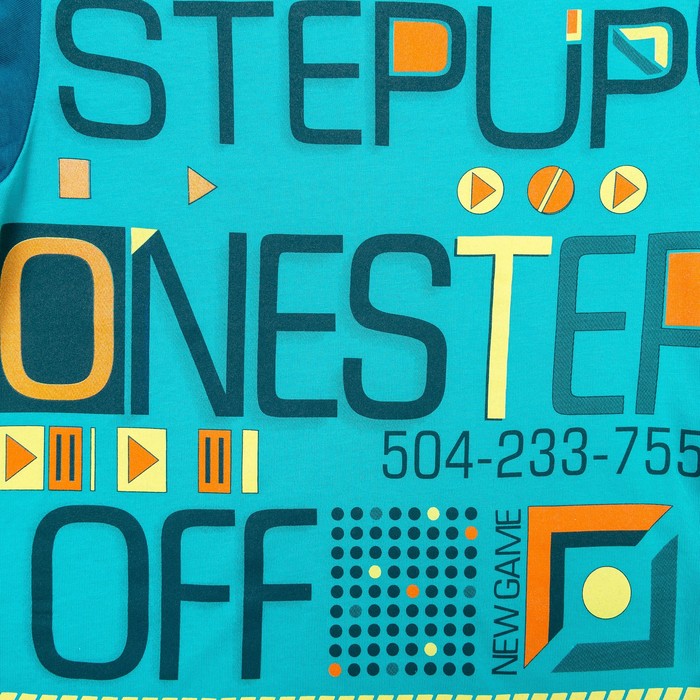 Пижама для мальчика, рост 122 см, цвет бирюзовый М303