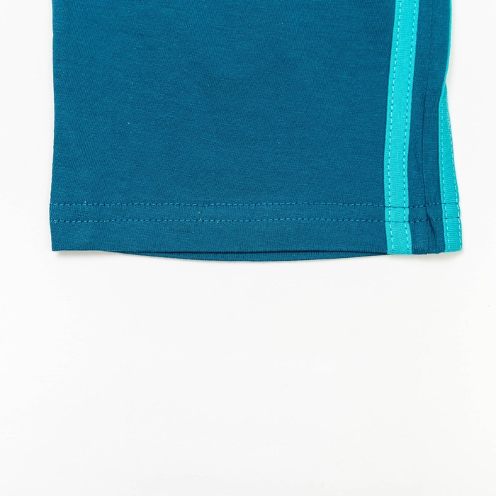 Пижама для мальчика, рост 122 см, цвет бирюзовый М303