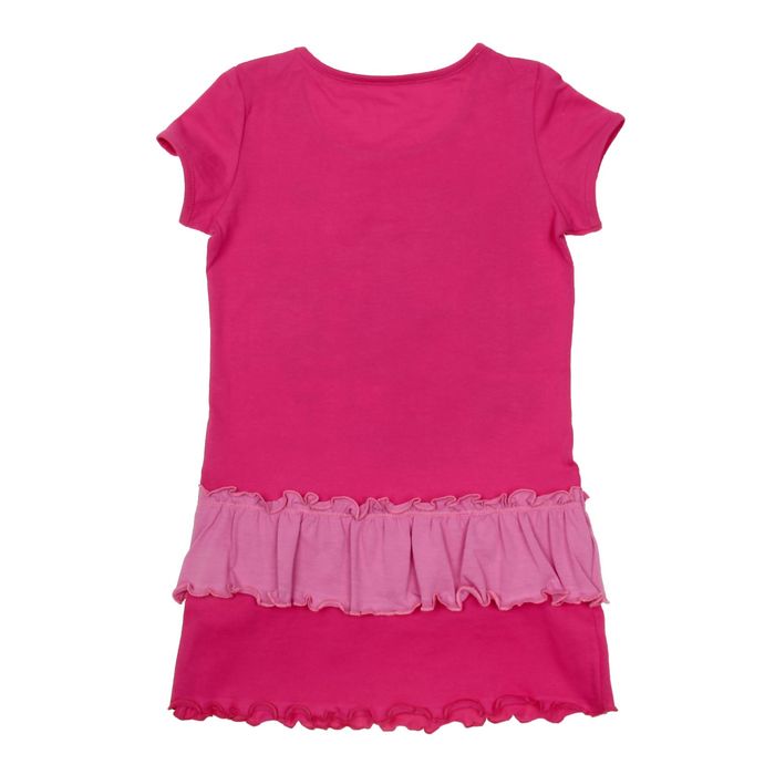 Платье для девочки, рост 122 см, цвет фуксия/розовый Л606