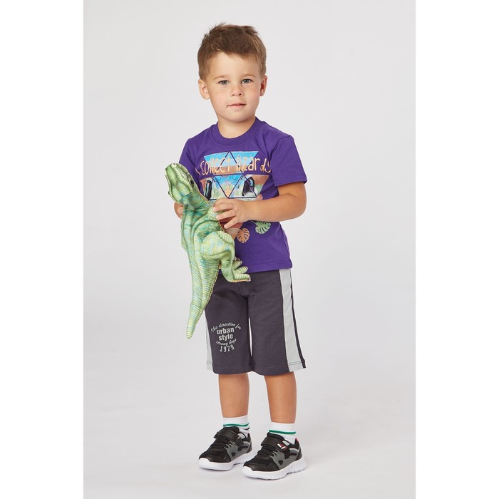 Шорты для мальчика, рост 98 см, цвет серый Н652