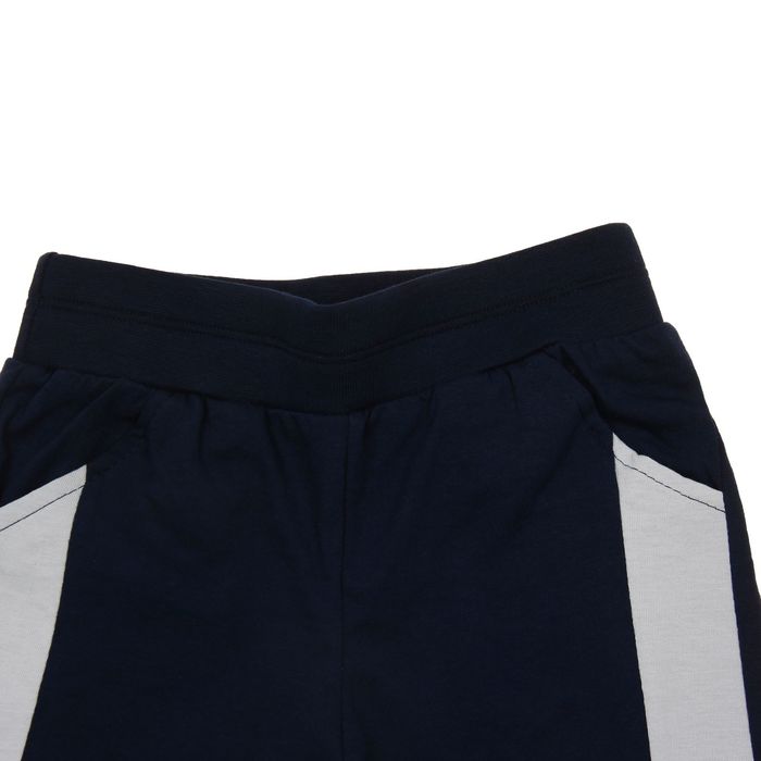 Шорты для мальчика, рост 98 см, цвет синий/серый Н652