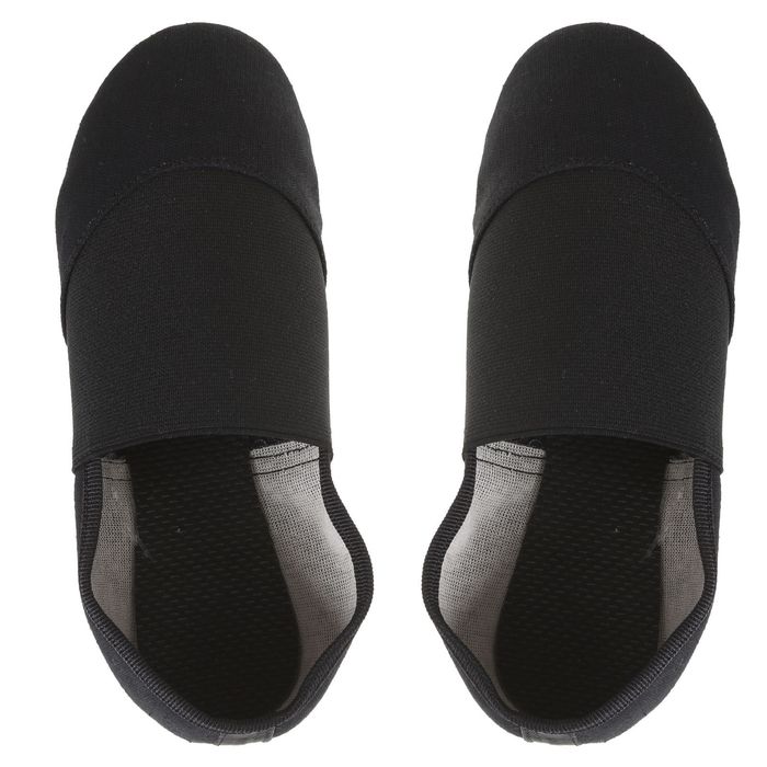 Джазовки тканевые, с резинкой, длина по стельке 20,5 см, цвет чёрный