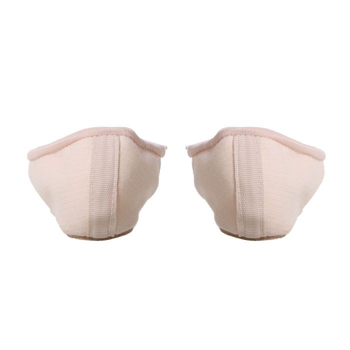 Балетки тиковые, длина по стельке 21,5 см, цвет персиковый