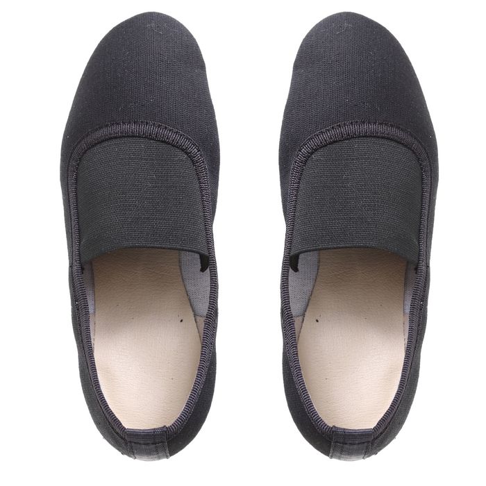 Туфли тренировочные, тканевые, модель №2, длина по стельке 20 см, цвет чёрный