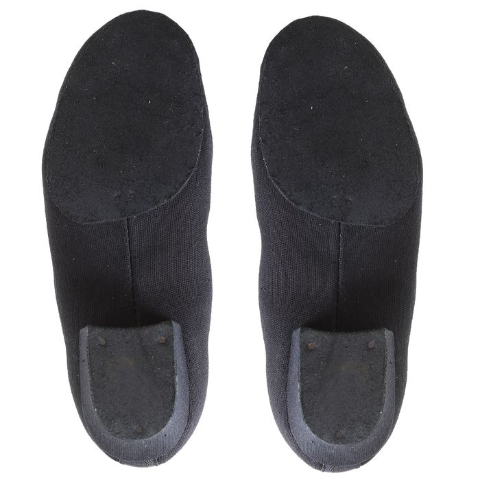 Туфли тренировочные, тканевые, модель №2, длина по стельке 20 см, цвет чёрный