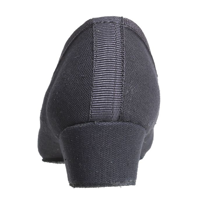 Туфли тренировочные, тканевые, модель №2, длина по стельке 20 см, цвет чёрный