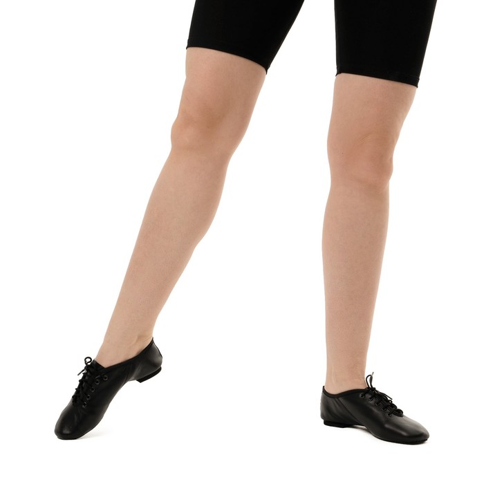 

Джазовки низкие, натуральная кожа, длина по стельке 20 см, цвет чёрный