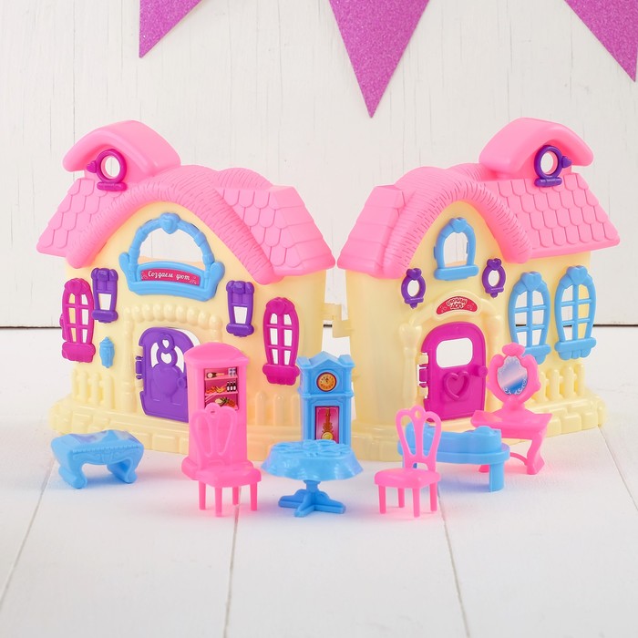 Дом для куклы "Милый домик-1" с аксессуарами