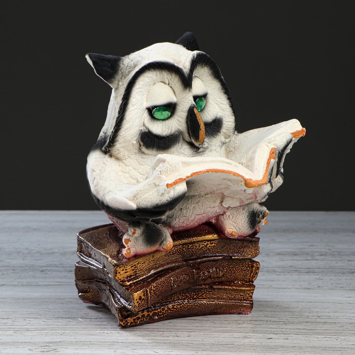 Копилка "Мудрая сова", флок, микс