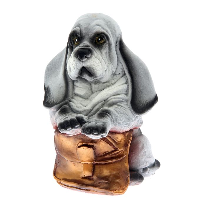 Копилка "Бюрократ" флок, серый