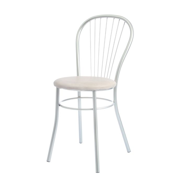 Стул "Уют 2",  цвет хром/серый