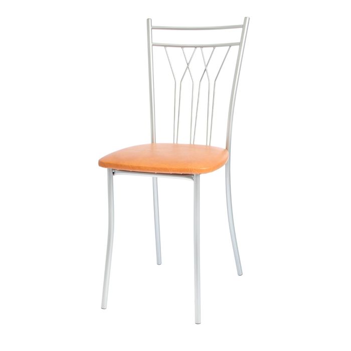 Стул "Ханна", цвет хром/абрикосовый