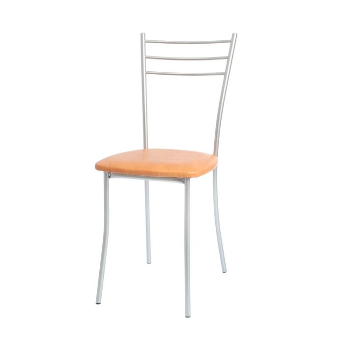 Стул "Ханна 1", цвет хром/абрикосовый