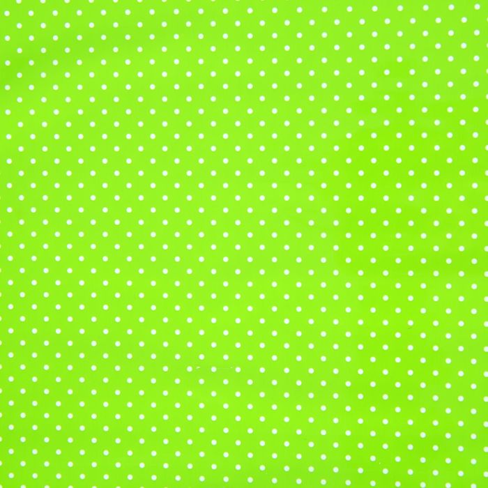 Пленка для цветов и подарков "Горошек" зеленый 0.7 х 10 м, 30 мкм