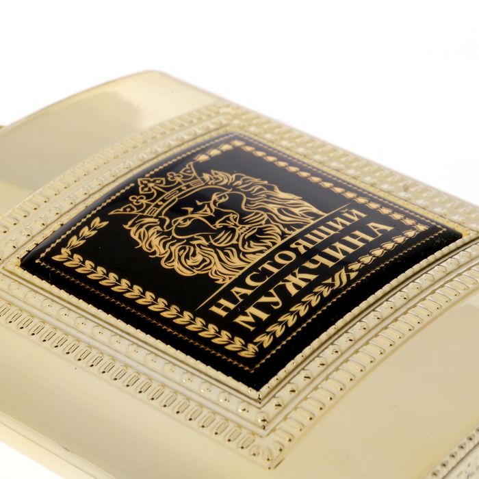 Набор подарочный "Настоящий мужчина", фляжка 240 мл, ручка