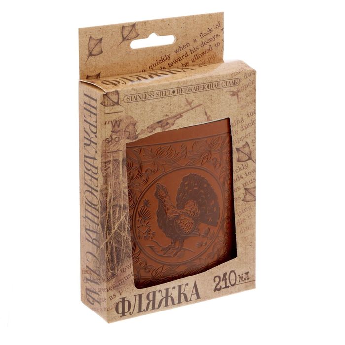 Фляжка "Глухарь", 210 мл