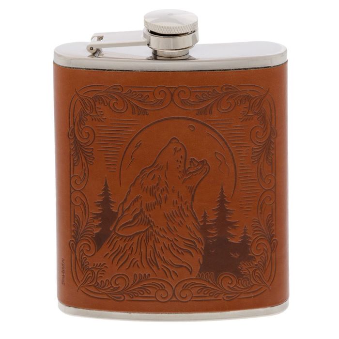 Фляжка "Волк", 210 мл