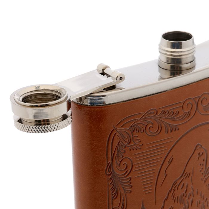 Фляжка "Волк", 210 мл