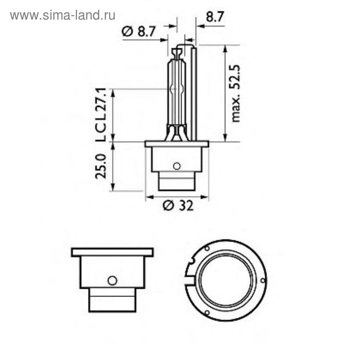 фото Лампа ксеноновая interpower, d4s, 4300к