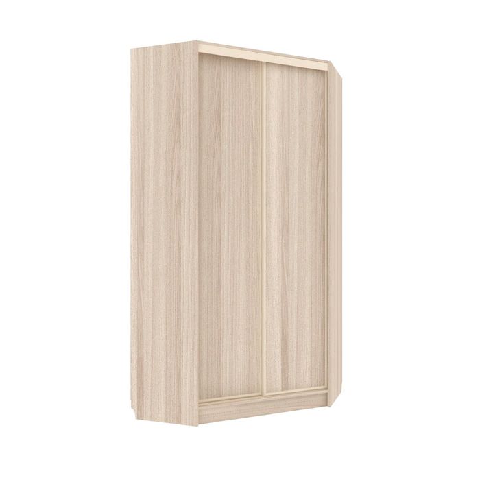 Угловой шкаф-купе Практичный Ясень Шимо Светлый