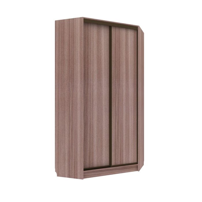 Угловой шкаф-купе Практичный Ясень Шимо Темный