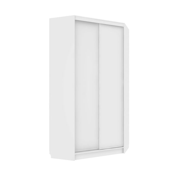 Угловой шкаф-купе Практичный Белый