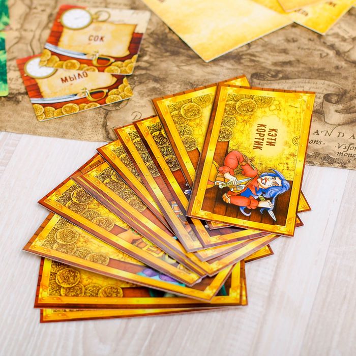 Настольная игра на объяснение слов "Пиратский сундук"