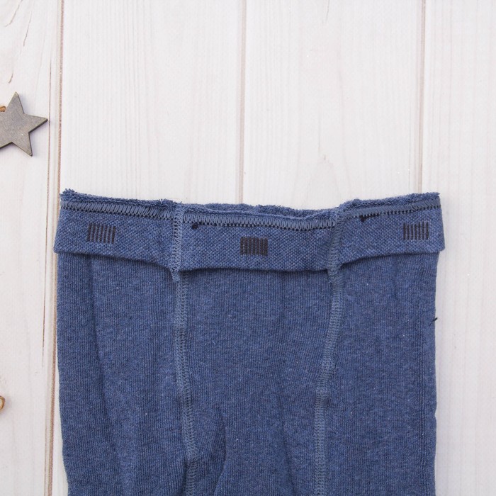 Колготки детские махровые SOF-TIKI 7С-38СП-256 цвет джинс, рост 140-146