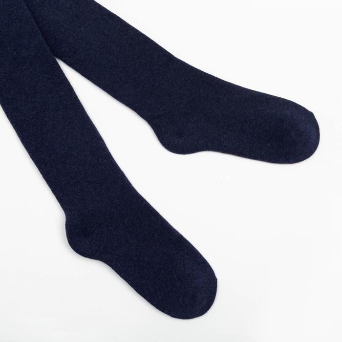 Колготки детские махровые SOF-TIKI 7С-38СП цвет тёмно-синий, рост 150-152