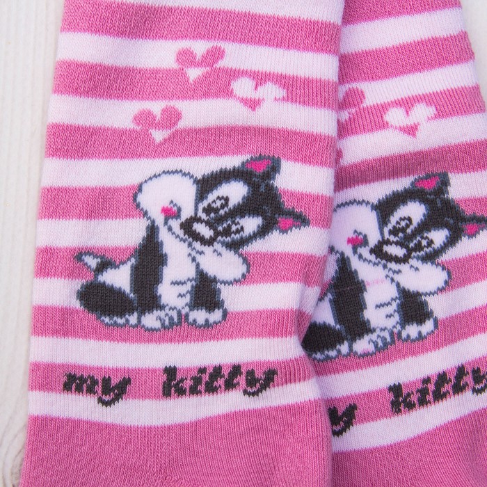 Колготки детские махровые SOF-TIKI 7С-38СП-390 цвет мальва, рост 62-74