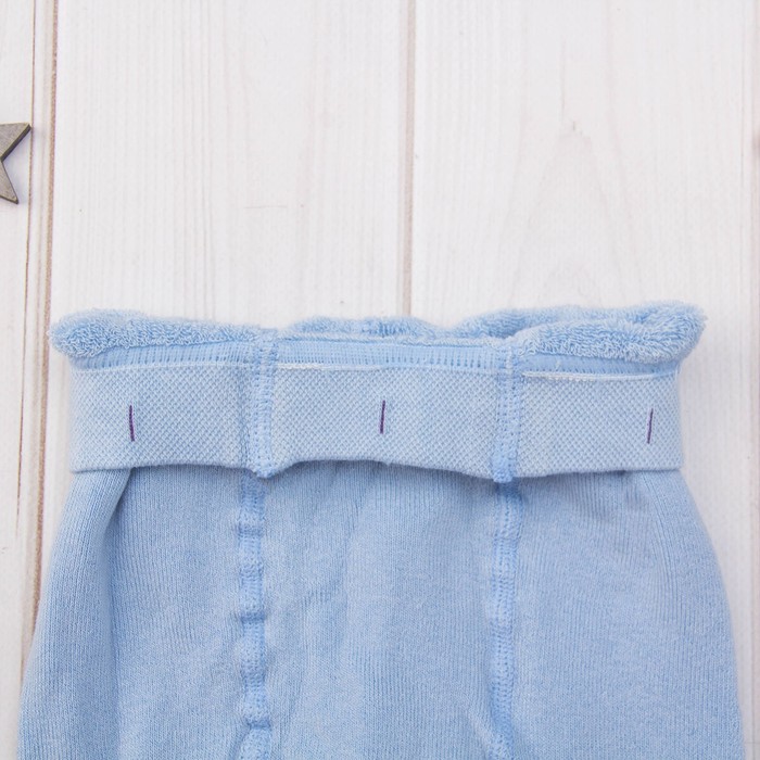 Колготки детские махровые SOF-TIKI 7С-38СП-391 цвет голубой, рост 80-86