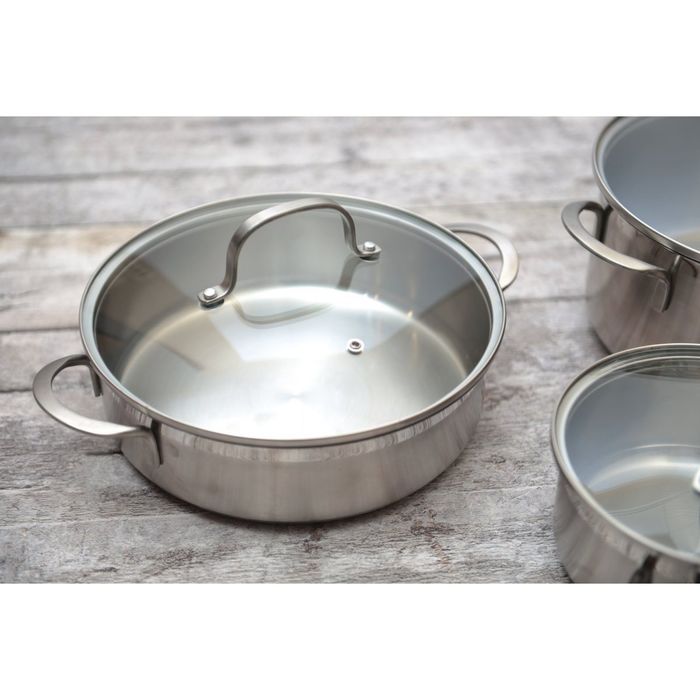 Сотейник с двумя ручками Bistro, покрытие сатиновое, 24 см, 2.7 л