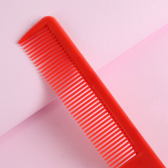 Расчёска с хвостиком, комбинированная, цвет МИКС