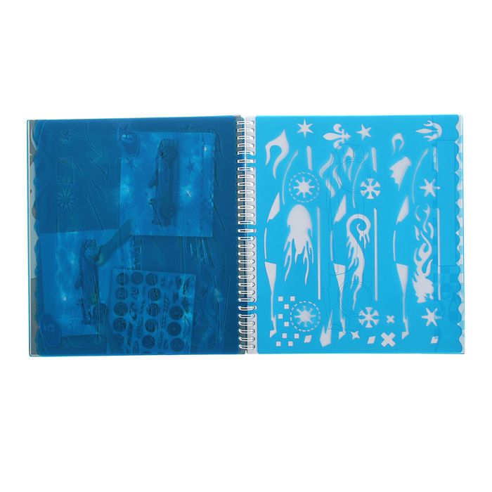 Альбом для творчества "Стритрейсинг" 36 страниц, с наклейками и трафаретами