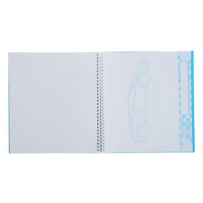 Альбом для творчества "Стритрейсинг" 36 страниц, с наклейками и трафаретами