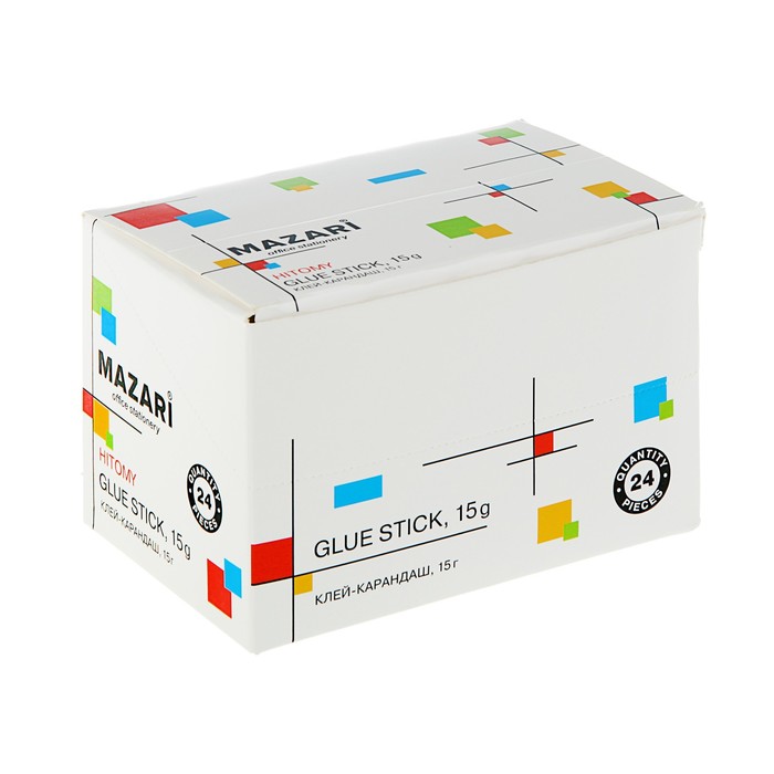 Клей-карандаш PVA 15 г Hitomy, круглый