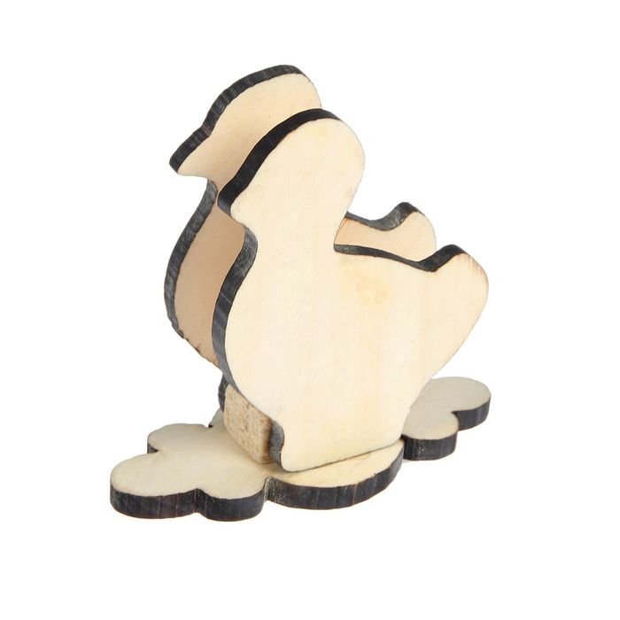 Салфетница деревянная "Уточка"