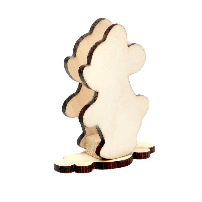 Салфетница деревянная "Медведь"