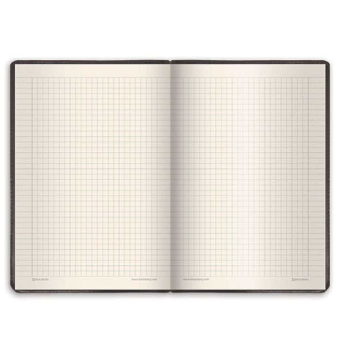 Бизнес-тетрадь А4, 200х252мм Income, под кожу классик, клетка, 128 листов, черная