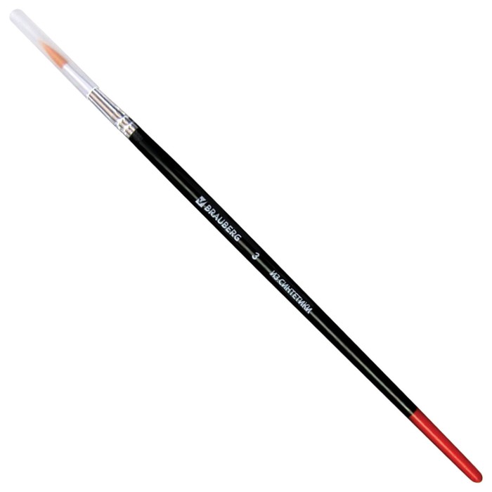 Кисть Синтетика круглая № 3 BRAUBERG 200209