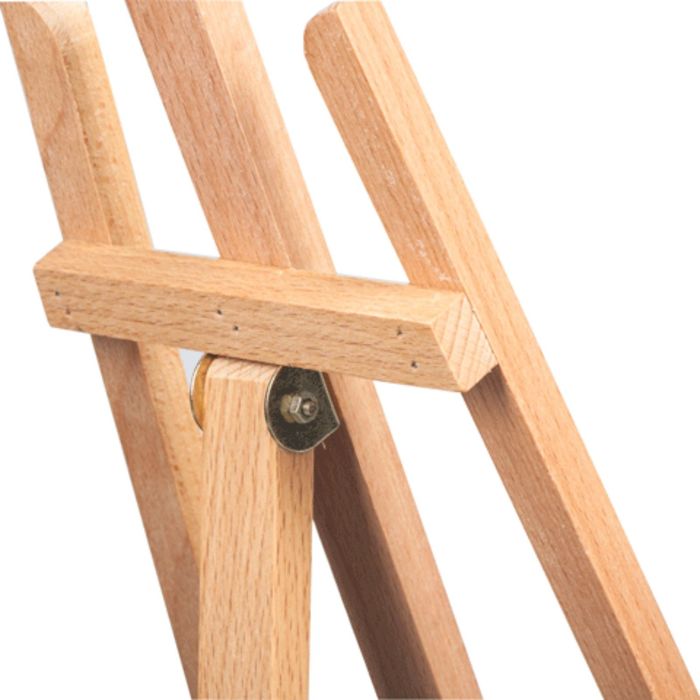 Мольберт настольный «Лира» 420 х 190 х 160 мм Brauberg, высота холста 30 см, сосна, цвет под бук