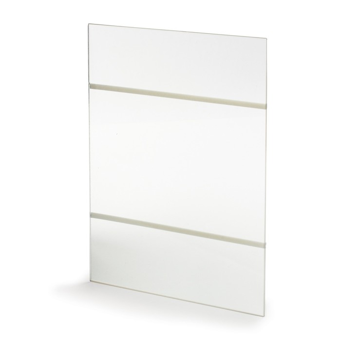 Подставка для рекламных материалов А4, вертикальная 210х297мм, самоклеящаяся настенная, оргстекло, защитная плёнка