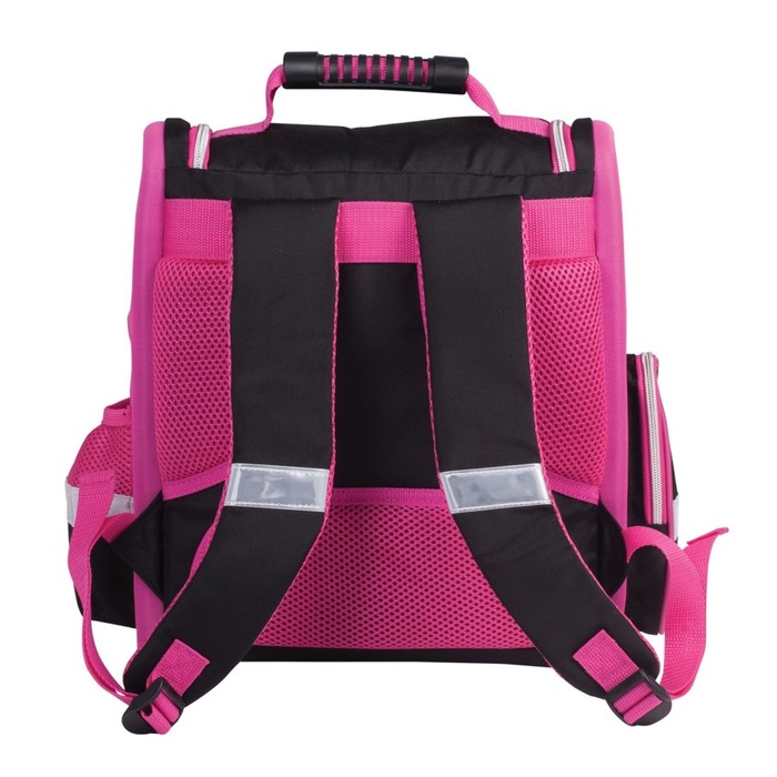 Ранец на замке 28х14х32см "Цветы", объем 16л