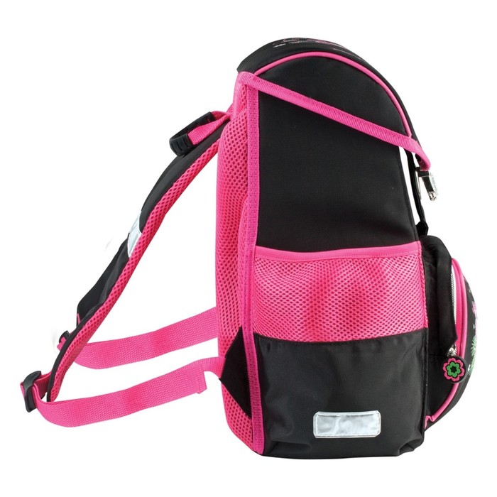 Ранец на замке 35х27х16см "Цветы", объем 20л